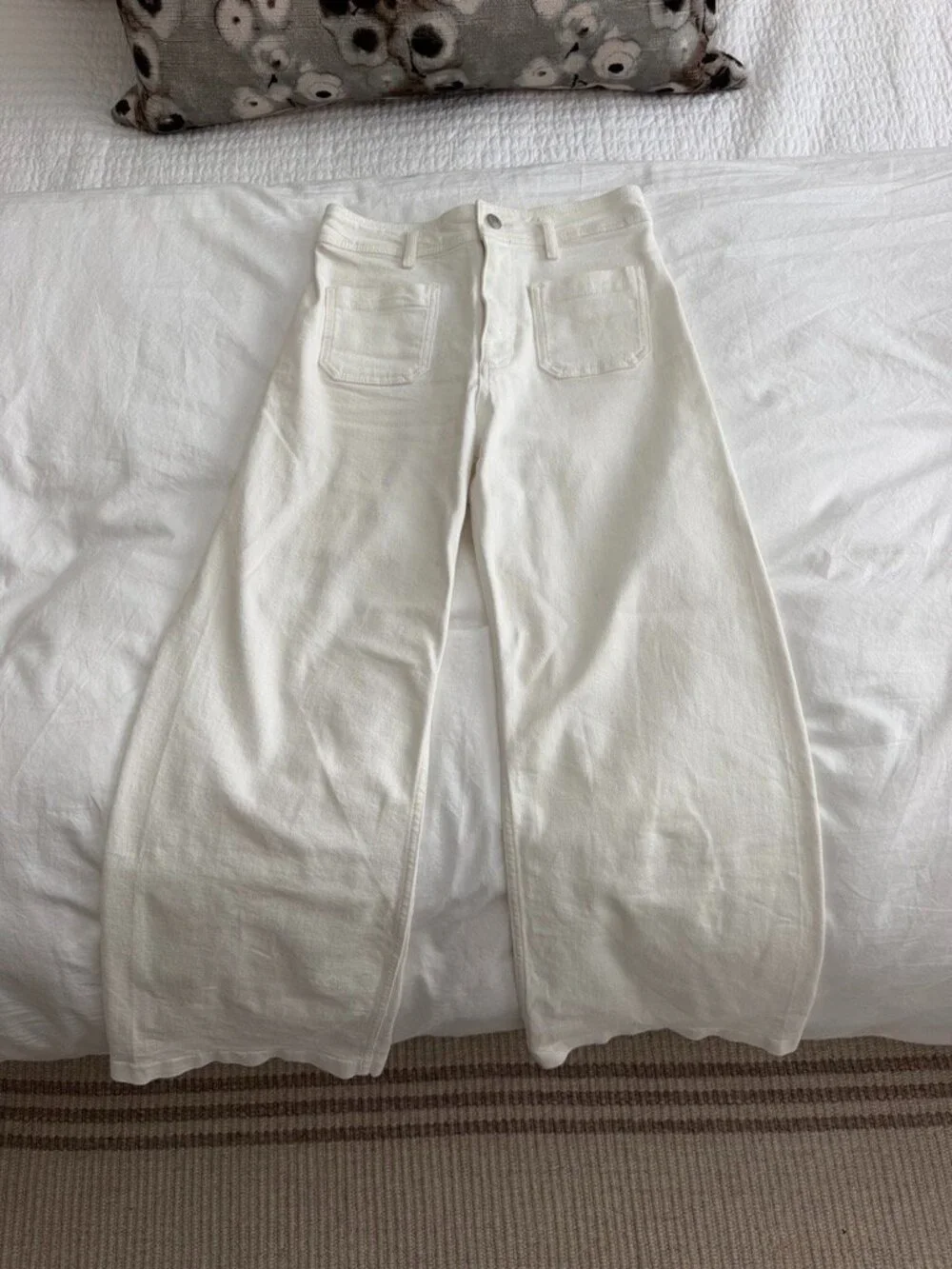 Zara ZW Collection High Waist Wide Leg Jeans
